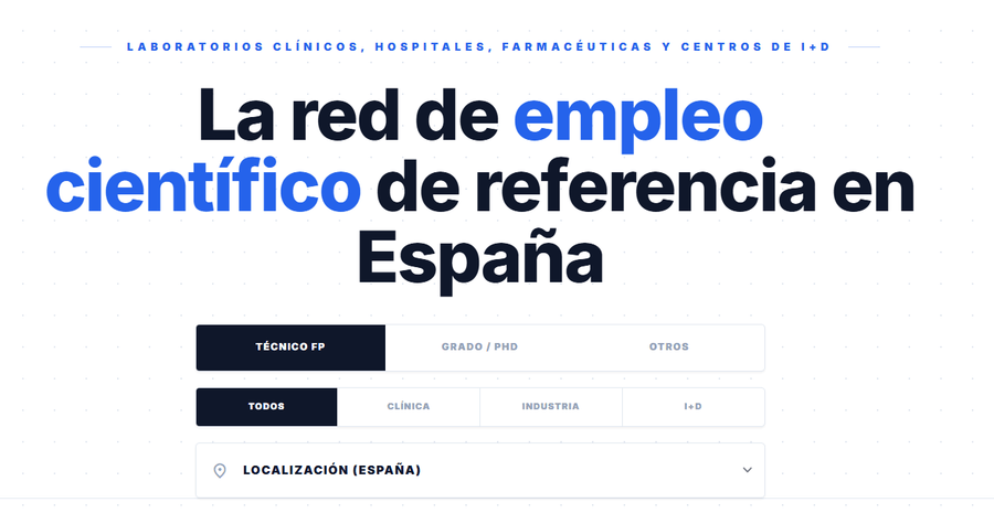 Captura real del Portal de Empleo Científico — hero.png